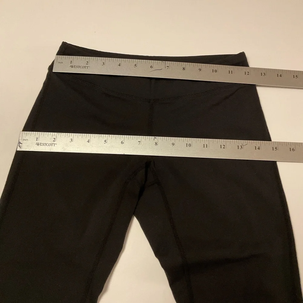 Lucy Workout Leggings, Black Recycled Lucy Performance Leggings Yoga Pants, Sz S - Picture 14 of 16